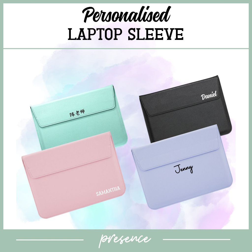 Personalised Laptop Sleeve Customised Laptop Bag Personalised Gift Customised Gift Shopee Singapore