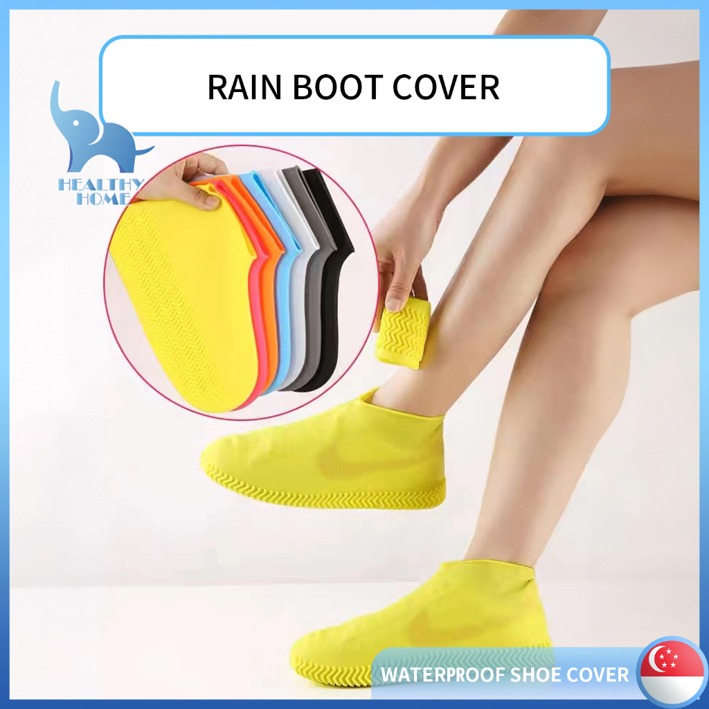 Vgv Waterproof Rain Shoe Cover Official Genuine PVC High-top Waterproof