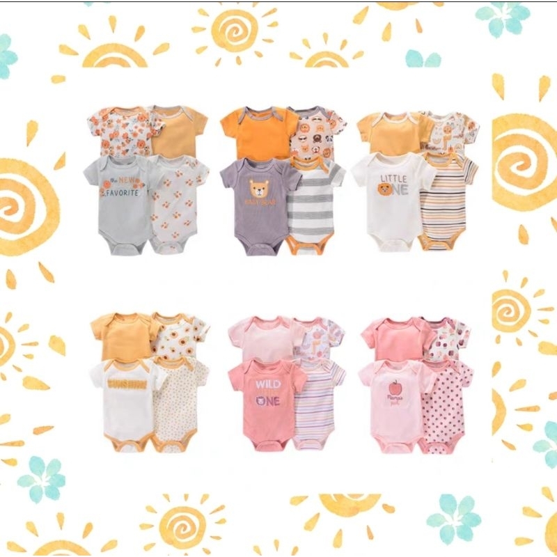 5 PC SET OF ROMPERS 3-6 main image 1