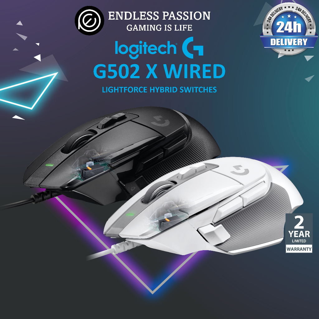 Logitech G502 X Wired Gaming Mouse | Shopee Singapore