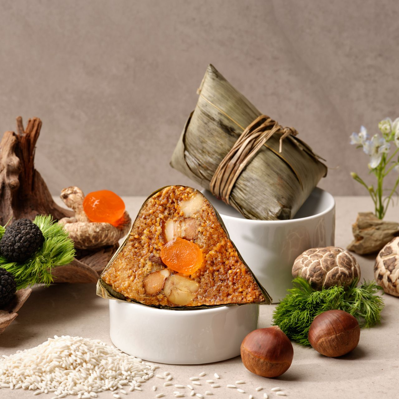 [ShangriLa] Truffle Pork Rice Dumpling with Salted Egg (280gm) Shopee Singapore