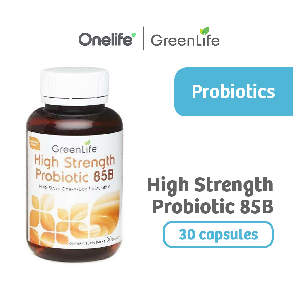GreenLife High Strength Probiotic 85B with 11 Strains 30 Capsules