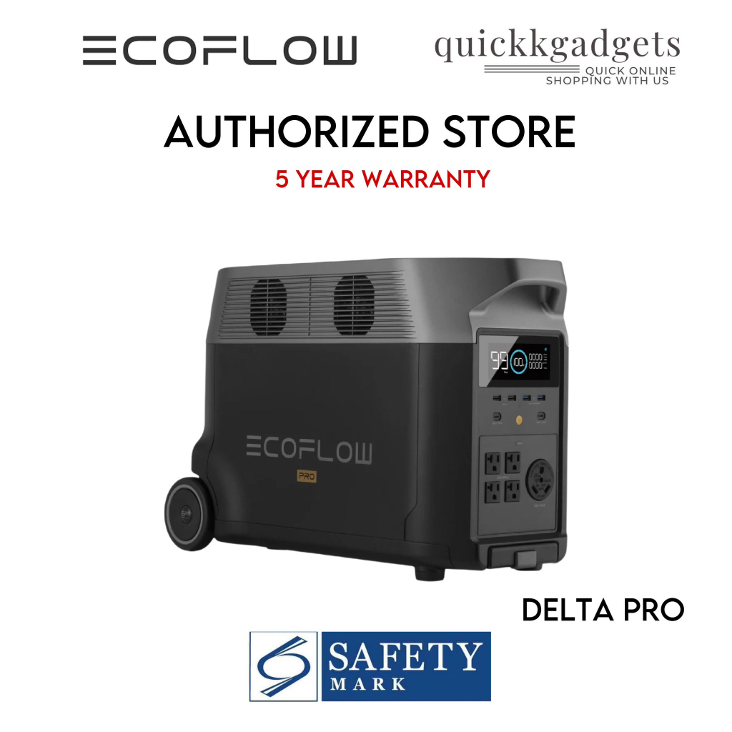 EcoFlow DELTA PRO Portable Power Station 5 Years Local Manufacturer