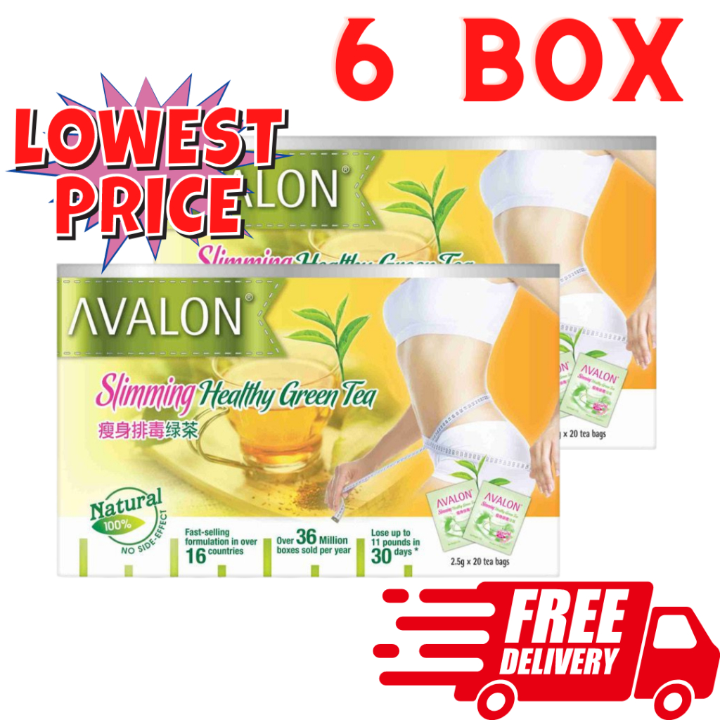 AVALON Slimming Tea Slimming Healthy Green Tea 2 Boxes 2.5gx20 tea