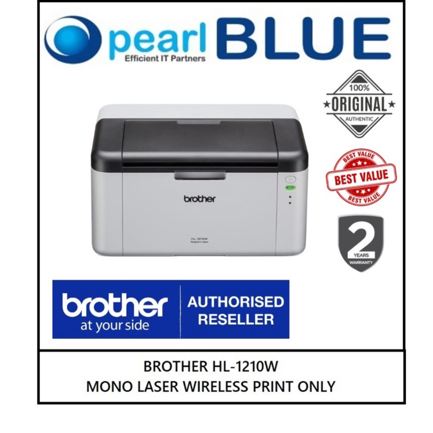 [READY STOCK] Brother HL-1210W | Wireless Monochrome Laser Printer ...