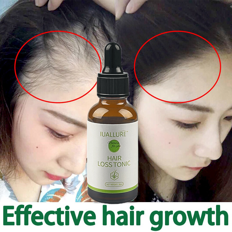 IUALLURE Hair Growth Serum Hair Loss Serum 30ml Hair Essence Natural