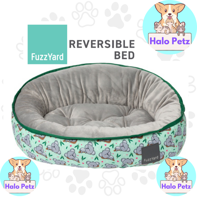 FuzzYard Reversible Dogs/Cats Bed Dreamtime Koalas Shopee Singapore
