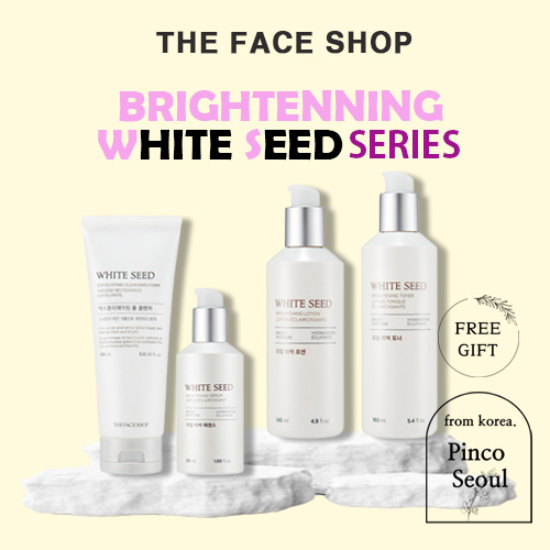 The Face Shop White Seed Real Whitening Toner Lotion Essence Foam