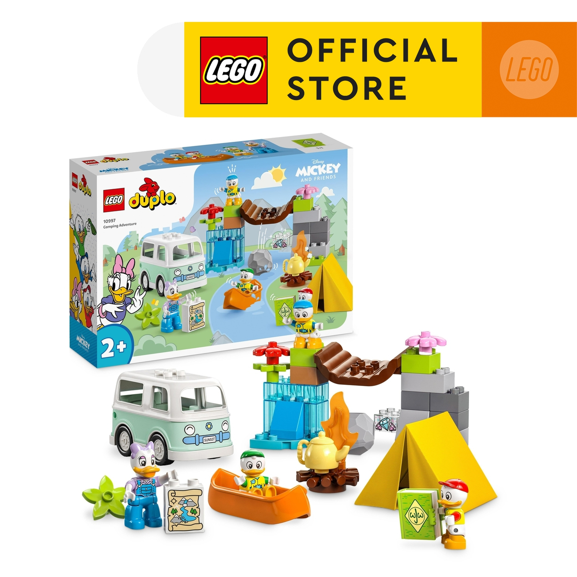 LEGO DUPLO Disney TM 10997 Camping Adventure Building Set Toys (37 Pieces)