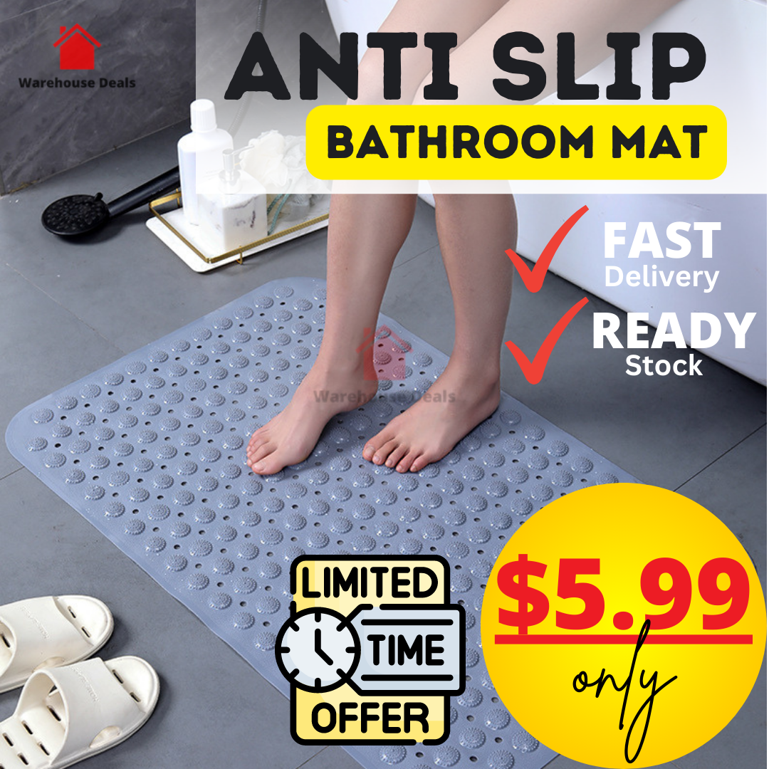 Anti Slip Mat Bathroom Floor Mat Odourless Shopee Singapore