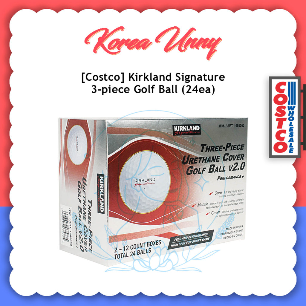 [Costco] Kirkland Signature 3piece Golf Ball 24ea Shopee Singapore