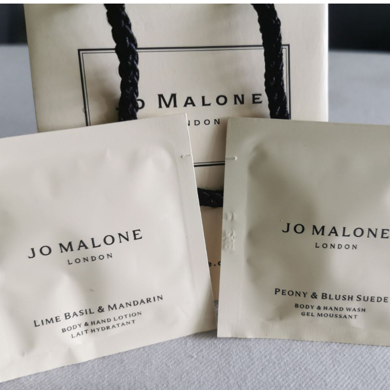 JO MALONE Travel Size Mini Sample Sachets 5ml | Shopee Singapore