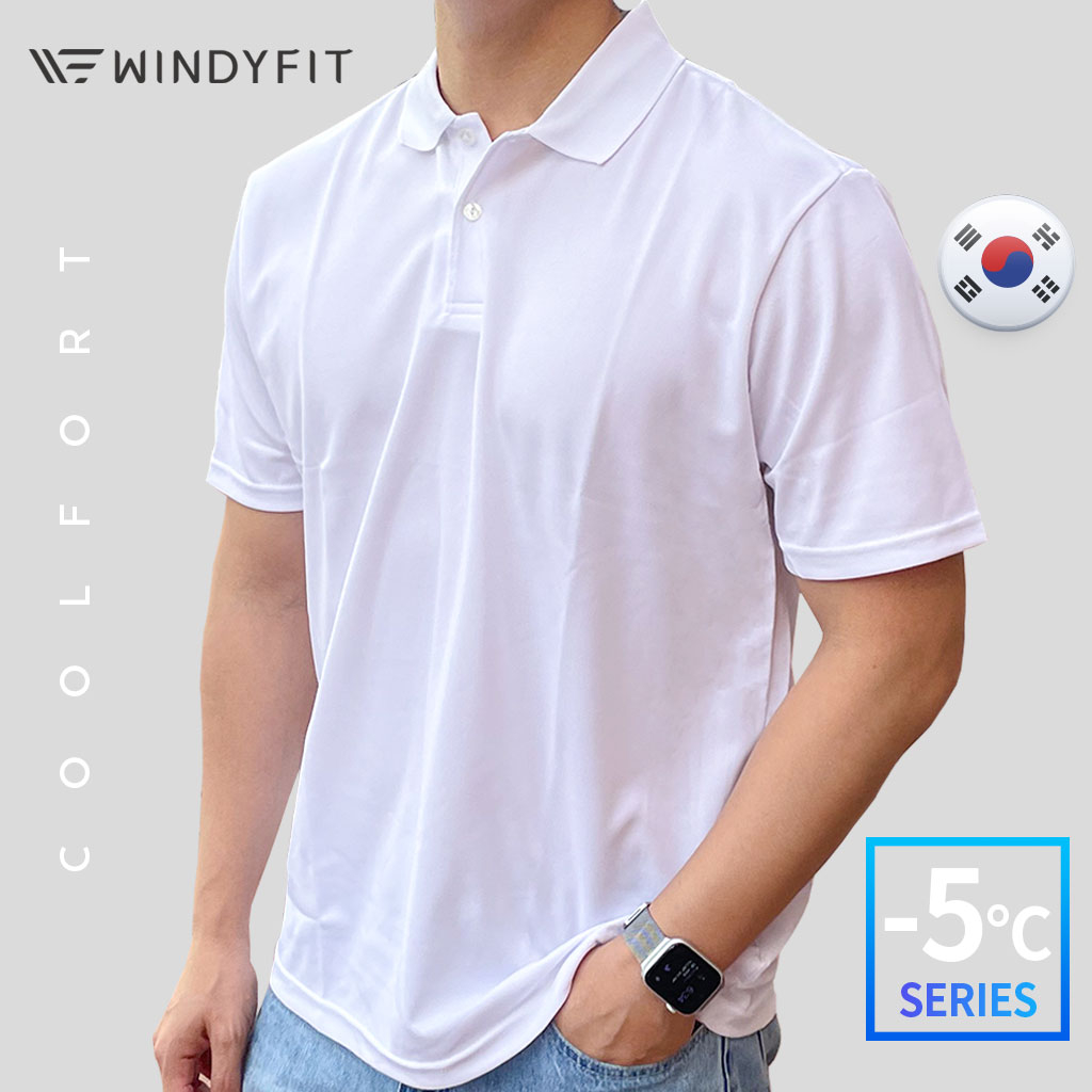 Coolfort Windyfit Men's Regular-Fit Dri Fit Coolon Short Sleeve Polo ...