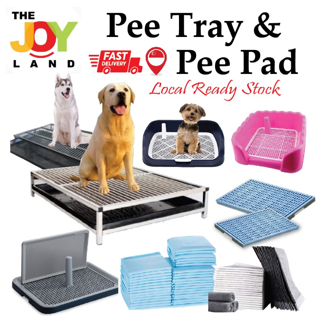 [SG SELLER] Dog Pee Tray Toilet Litter Training Pads Tray Toilet Mat