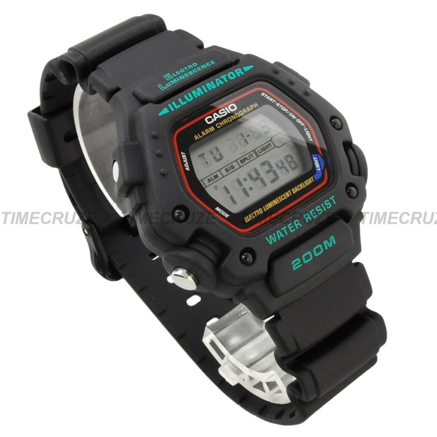 Time Cruze Casio DW 290 Illuminator Alarm Chronograph Digital Sports Black Men Watch DW 290 1V DW 290 1 DW290 1V Shopee Singapore