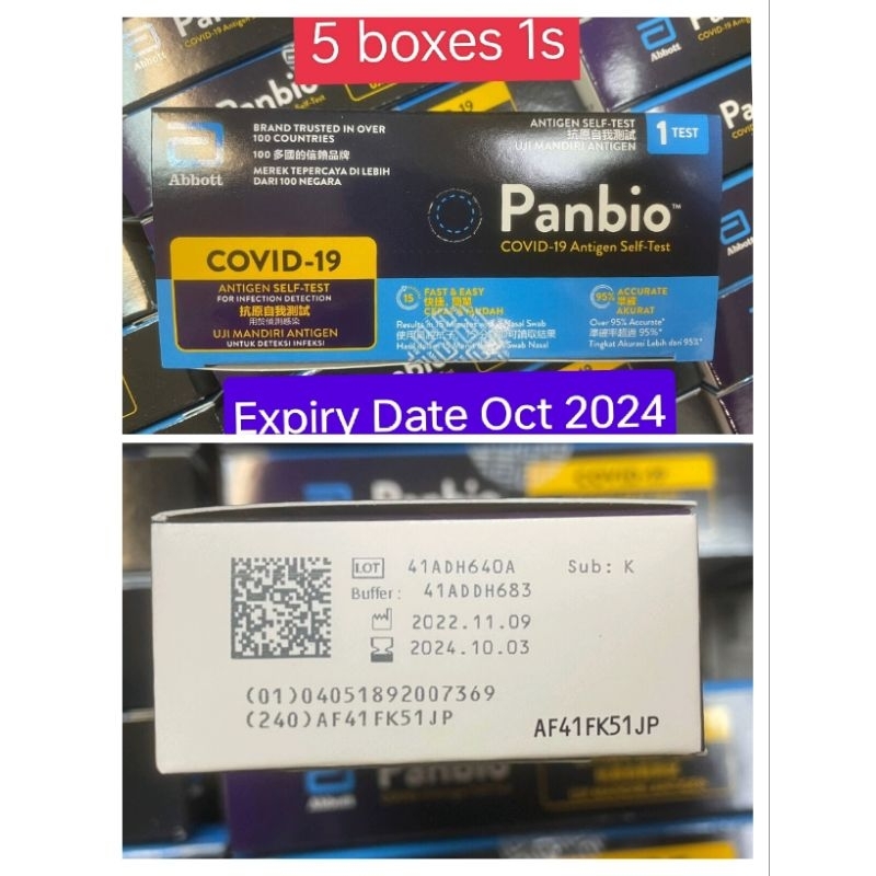 Ready Stock! Abbott Panbio Self test kits covid test kits ART test kits