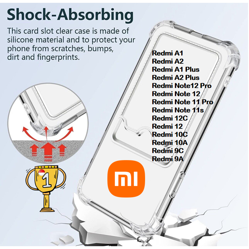 Xiaomi Redmi Note 12 Pro 4G Funda Anti-Shock transparente