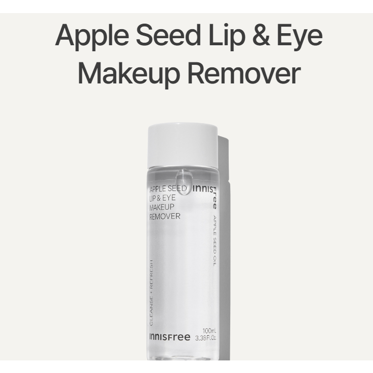 [Innisfree] Apple Seed Lip & Eye Makeup Remover 100mL(It's always