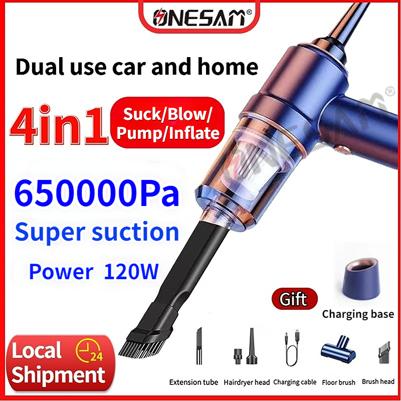 4in1 16000Pa Cordless Car Vacuum Cleaner Dyson Handheld Small Vacuum