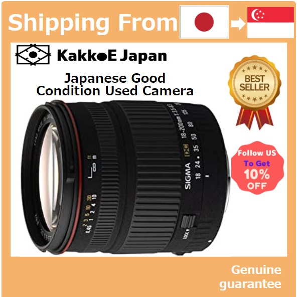 Pre-loved Sigma 18-200mm F3.5-6.3 For DC Digital Pentax [日本使用