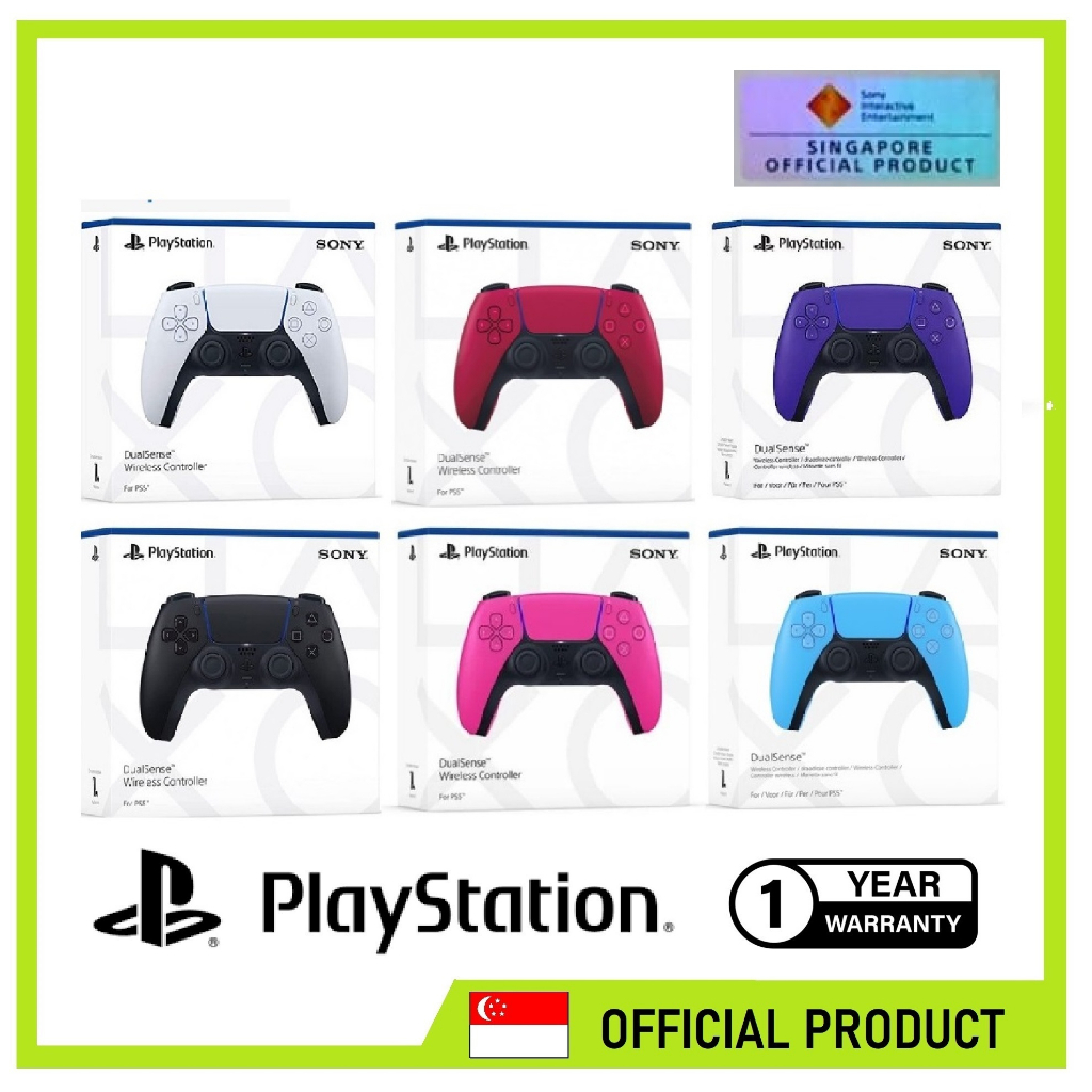 PS5 DualSense Wireless Controller Singapore Playstation 12 months Warranty Shopee Singapore