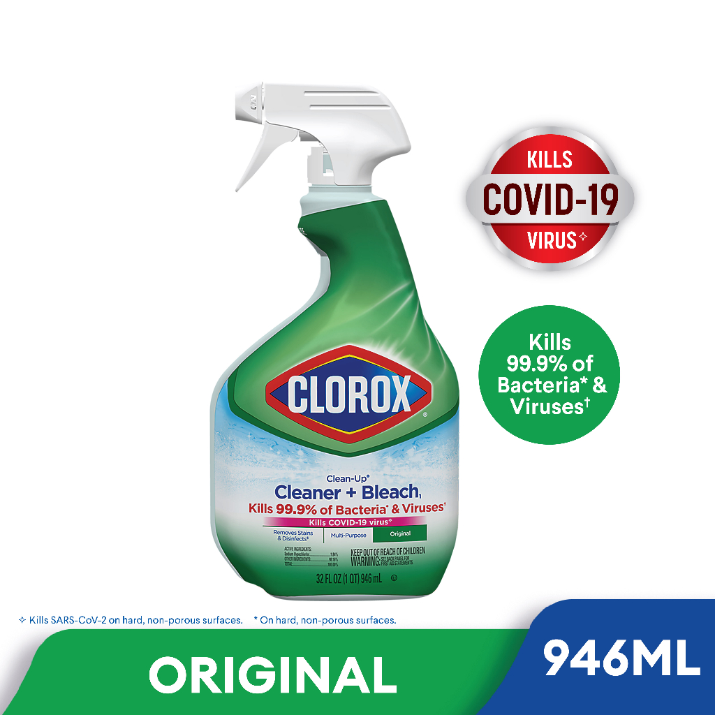 Clorox Clean-Up Disinfecting Cleaner With Bleach - Original 946ml ...