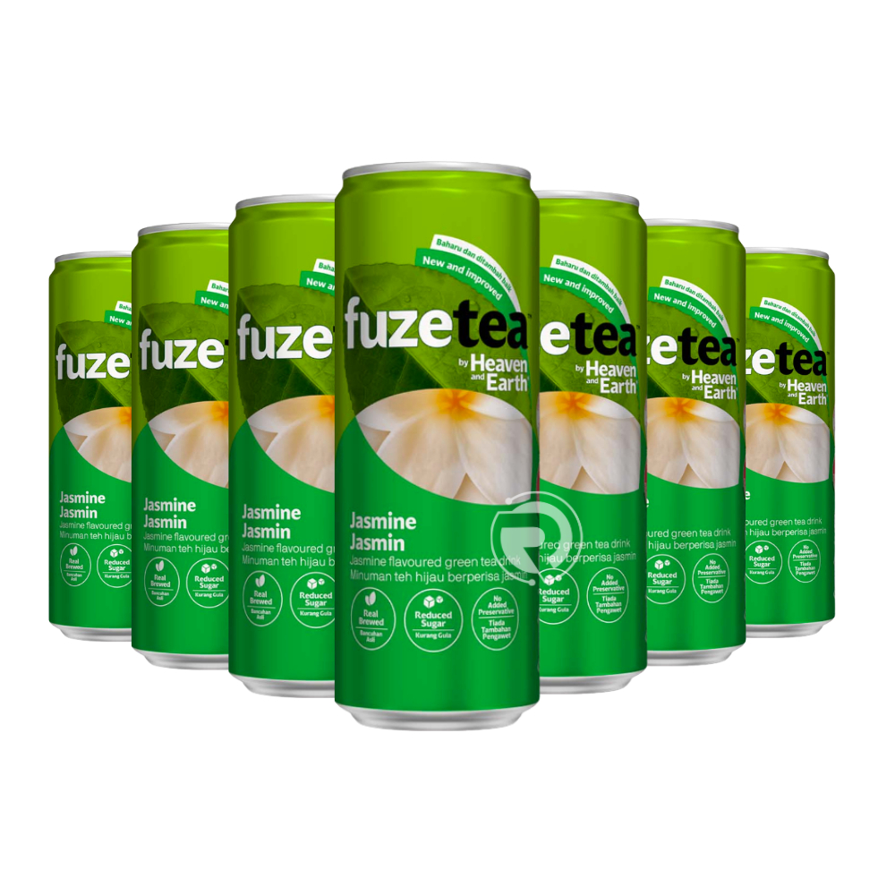 Fuze Heaven And Earth Jasmine Green Tea 300ml X 12 Cans 300ml X 24 Cans Shopee Singapore