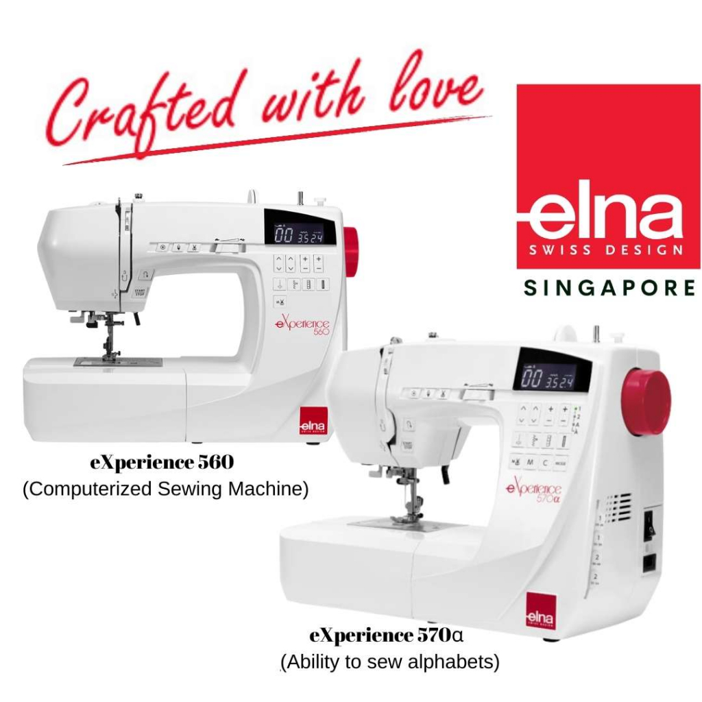 Elna 560/Elna 570a Computerized Sewing Machine (2 Years Warranty, 1 to1