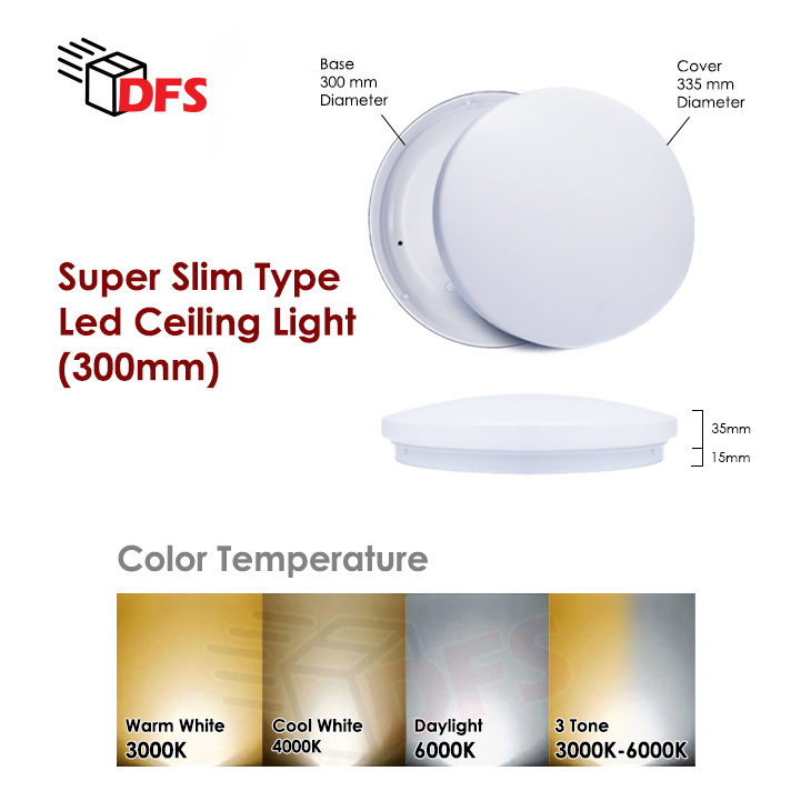 DFS LED LIGHT Ceiling Light 24W/36Wwith Premium LED Magnetic Plate ...