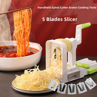Kitchen Slicer Vegetable Sheet Slicer Peeler Cutter Spiralizer Potato Rolls