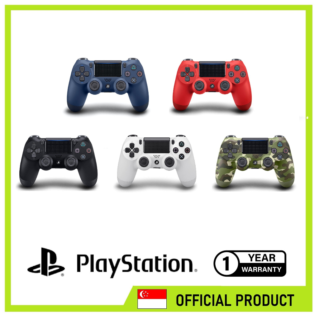 PS4 Dualshock 4 Original Wireless Controller Official 1 Year Warranty Shopee Singapore