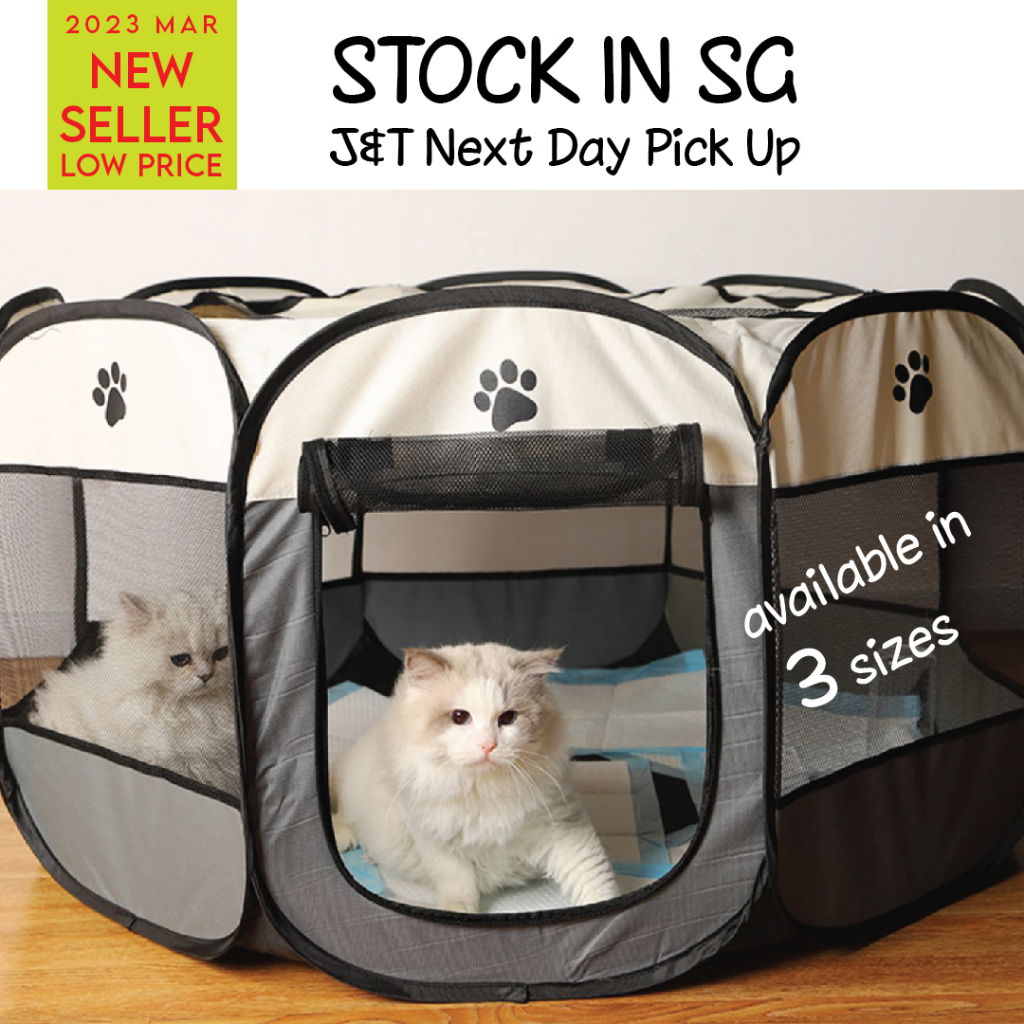 Cat playpen dog playpen pet playpen tent Shopee Singapore