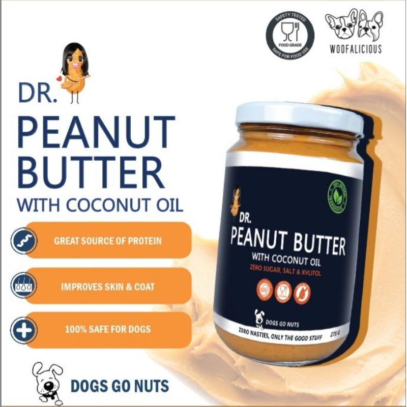 Dr Peanut butter suitable for dogs-NO sugar NO salt & xylitol NO HONEY ...