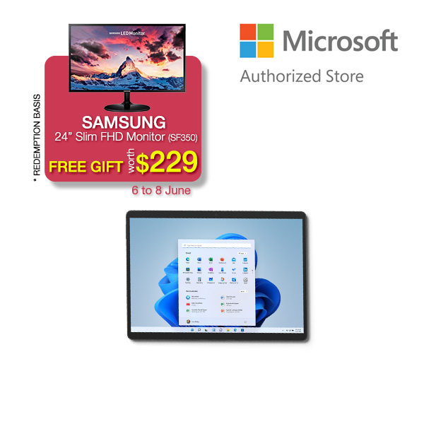 [Laptop] Microsoft Surface Pro 8 Platinum i5 / 8GB RAM / 128GB SSD (New)