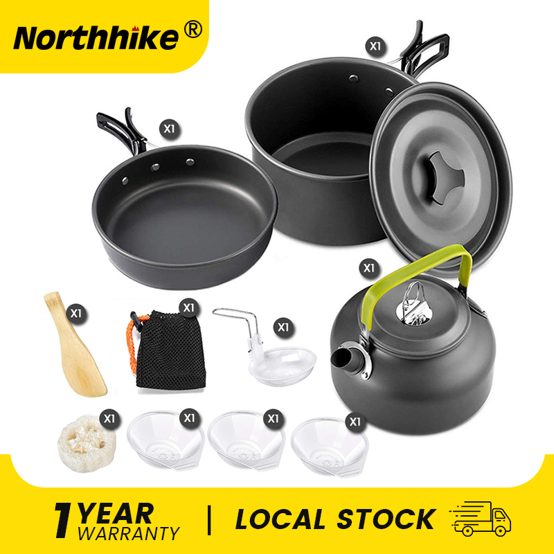 【SG STOCK】Northhike Camping Cooking Set Cookware Tableware Set Camping