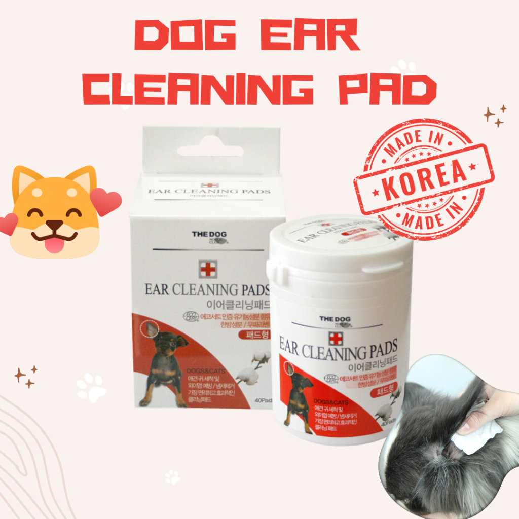 View of Korean Dog Ear Cleaner Pad | Shopee Singapore