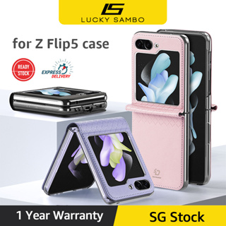 1pc Plating Tpu Hard Shell Folding Protective Case Compatible With Samsung  Z Flip5