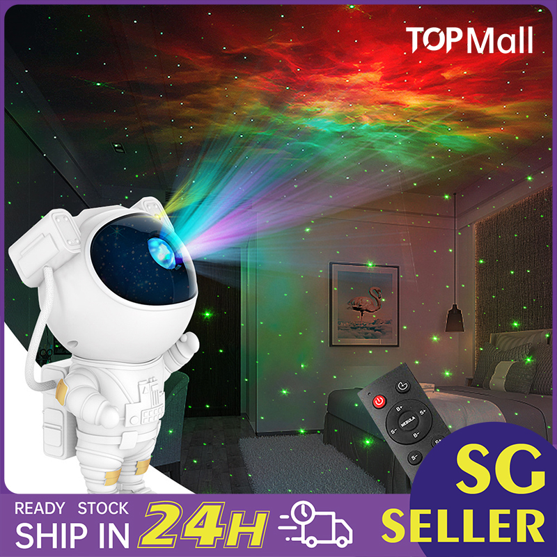 tobeape astronaut star projector galaxy night light