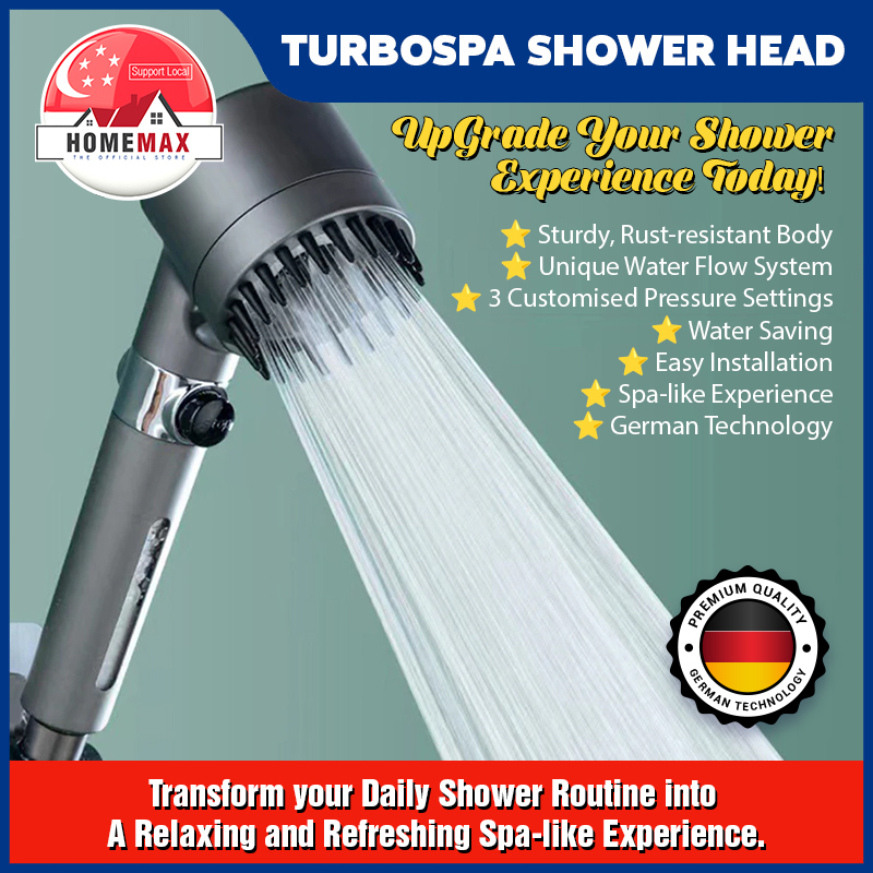 Pressure Shower Head Adjustable High-Pressure Water Saving SPA Massage ...