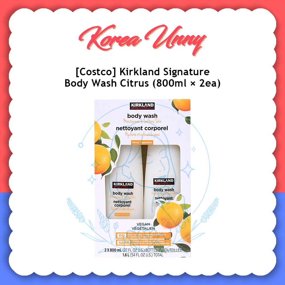 [Costco] Kirkland Signature Body Wash 800ml x 2 (Citrus) Shopee Singapore