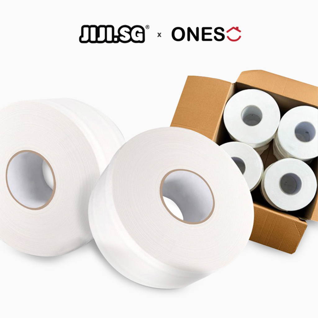 (JIJI.SG x ONES) Carton Sale (12 Rolls) Commercial Jumbo Paper / Toilet