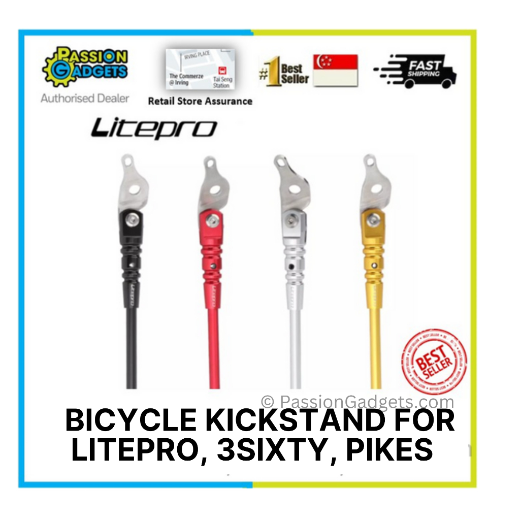 Free Screw! Litepro Pikes Kickstand Kick Stand 3Sixty Paikesi Bicycle