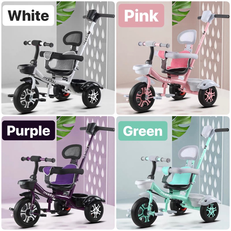 Tricycle with best sale parental control