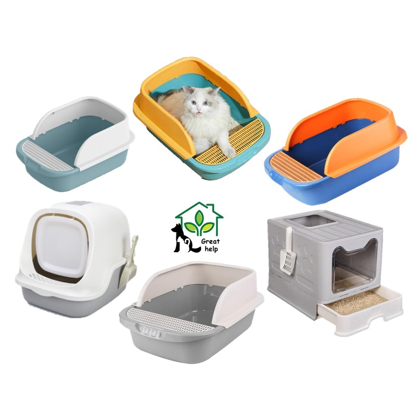 [LARGE CLOSED LITTER BOX]Enclosed Cat Litter Box/Extra Large/Cat Full