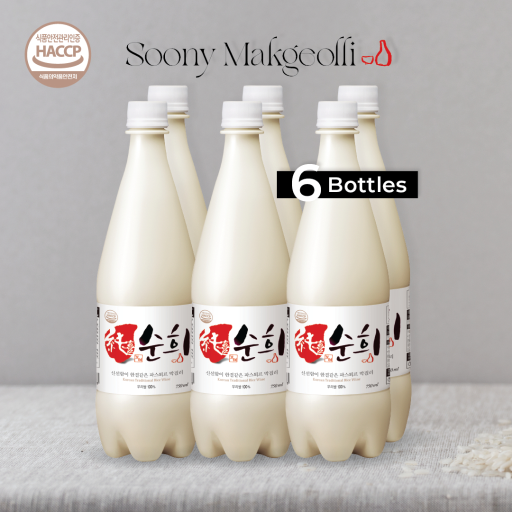 [Bundle of 6] Soony Makgeolli Korean Rice Wine Shopee Singapore