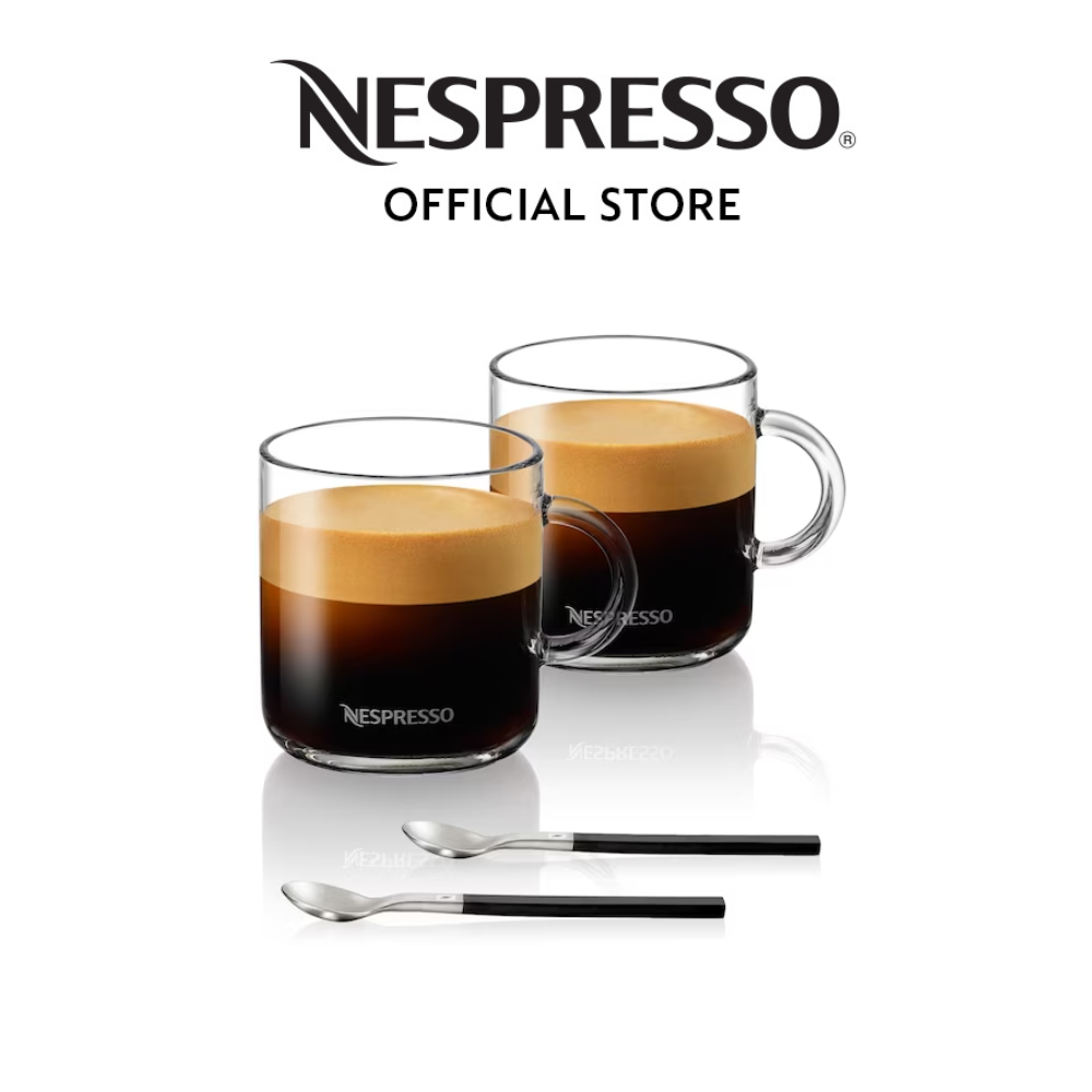 Nespresso® VERTUO Gran Lungo Cups & Spoons x 2 (265ml) Shopee Singapore