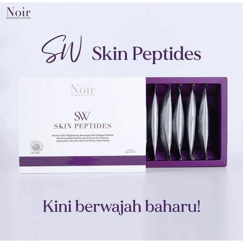 NOIR Skin Whitening Skin Peptides Box