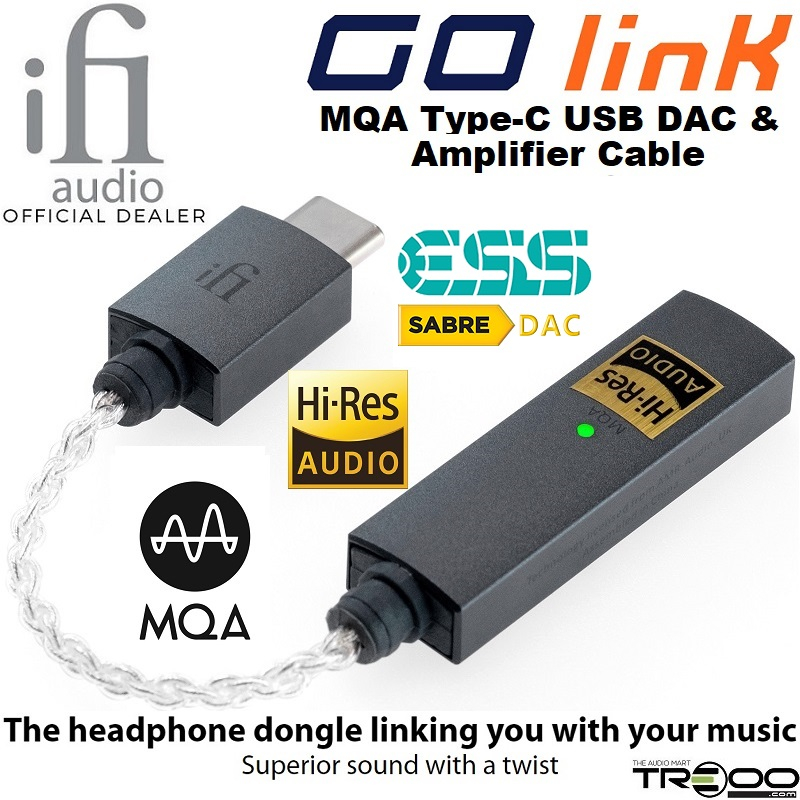 iFi GO link MQA TypeC/Lightning USB DAC & Amplifier Cable Shopee Singapore