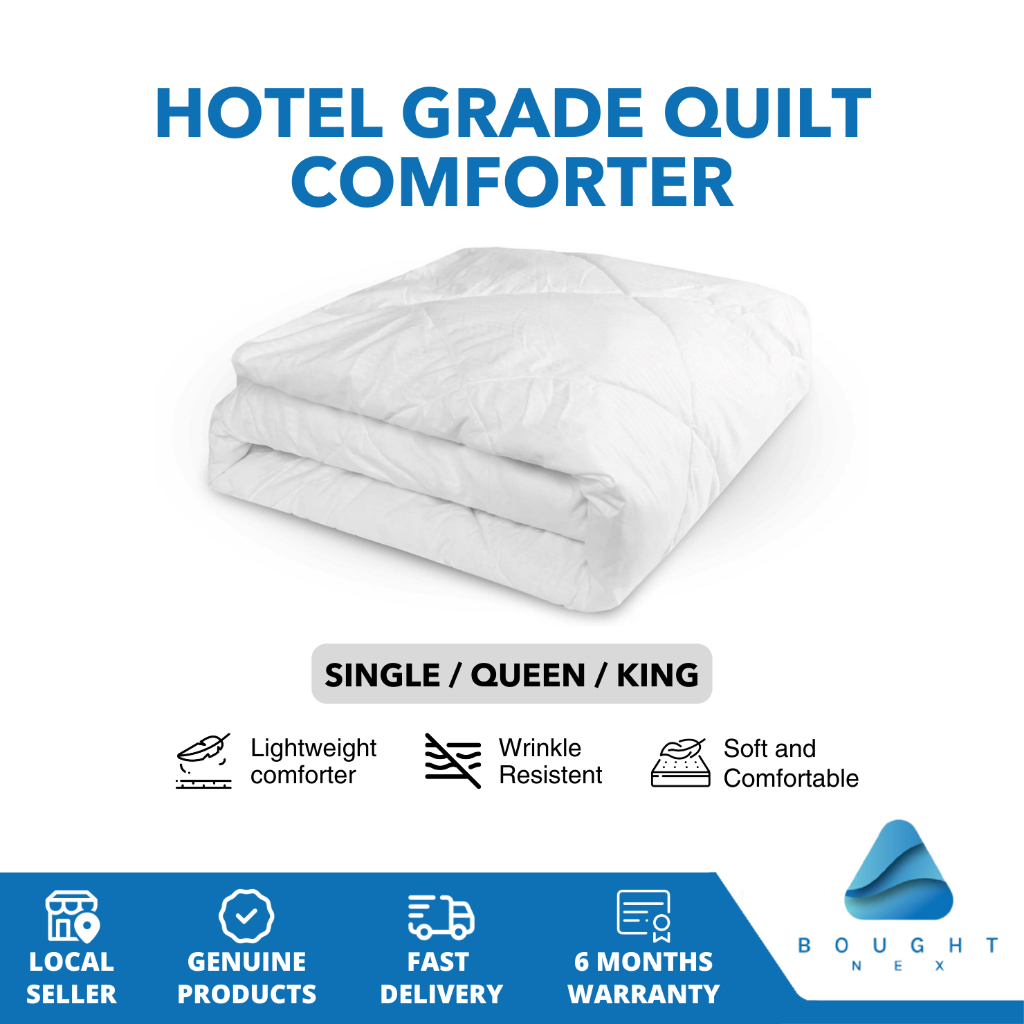 Hotel Grade Quilt Comforter Microfibre Fabric Blanket Duvet Quilt