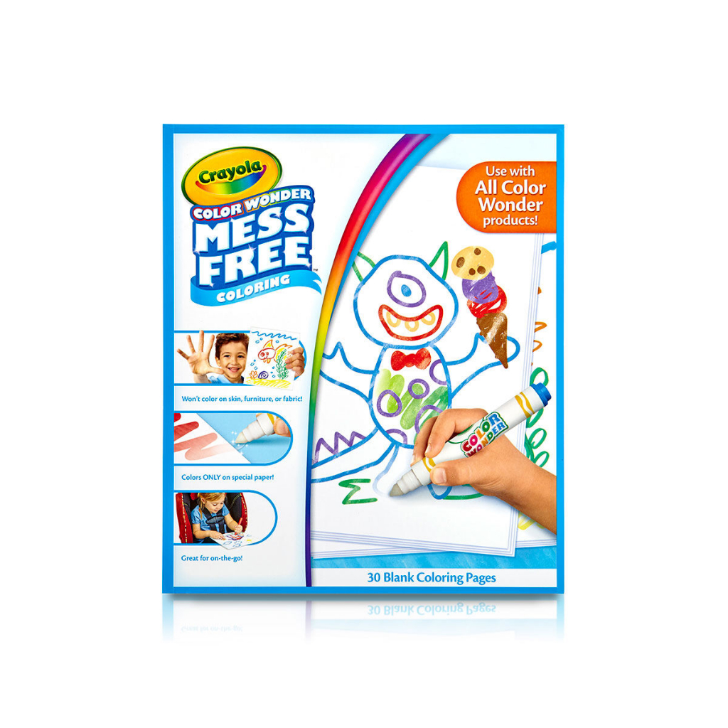 Crayola Color Wonder 30ct blank coloring pages Age 3 Up | Shopee Singapore